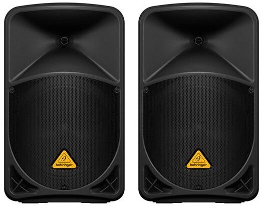 Behringer B112D Eurolive Active PA Speaker (1000 Watts, 1x12"), pair