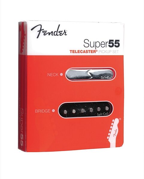 Fender Super 55 Split Coil Telecaster Pickup, Complete Set
