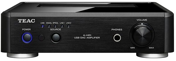 TEAC AH01 D/A Converter with Stereo Amplifier, Black