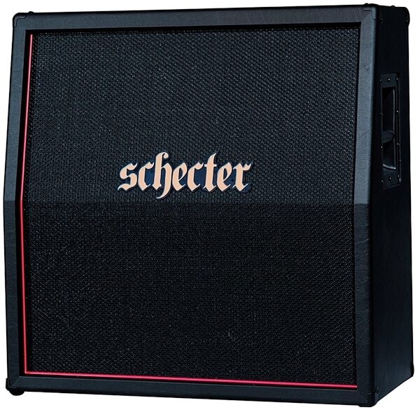Schecter Hellraiser Stage 4x12 Guitar Speaker Cabinet, Angled