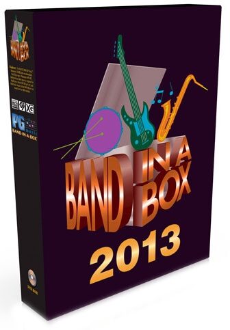 PG Music Band in a Box Pro 2013 Software, Main