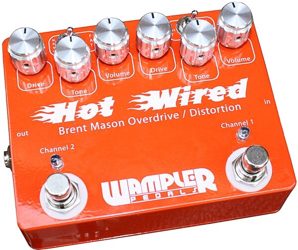 Wampler Brent Mason Hot Wired Overdrive and Distortion Pedal, Main
