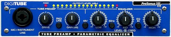 PreSonus Digitube Single Channel Tube Microphone Preamp, Main