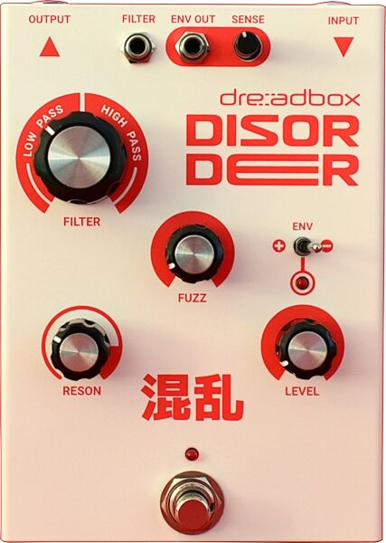 Dreadbox Disorder Analog Fuzz Pedal, New, Action Position Back