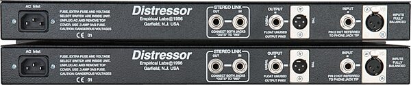 Empirical Labs EL8X Distressor Compressor with British Mod, Stereo, Action Position Back