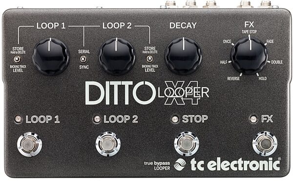 TC Electronic Ditto X4 Dual Looper Pedal, Main