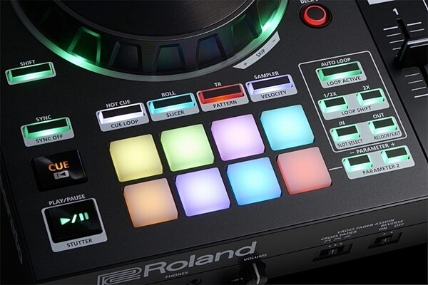 Roland DJ-505 Professional DJ Controller, Blemished, view