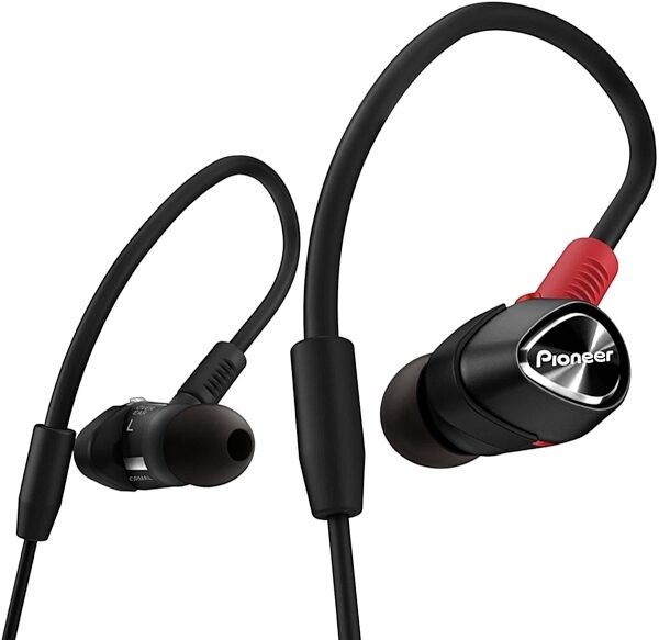 Pioneer DJE-1500 Professional In-Ear Headphones, Black
