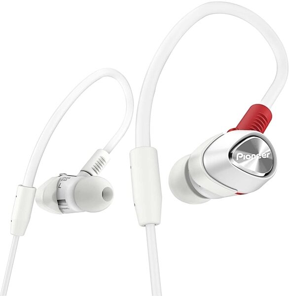 Pioneer DJE-1500 Professional In-Ear Headphones, White
