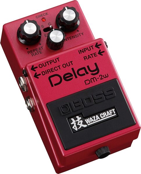 Boss DM-2w Waza Craft Special Edition Delay Pedal, New, Angle