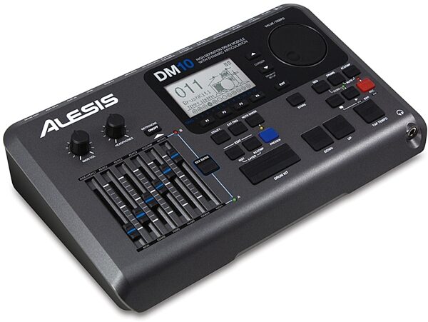 Alesis DM10 Pro Kit Electronic Drum Set, DM10 Module Angle