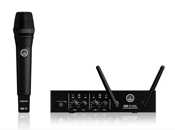 AKG DMS70 D Wireless Vocal Handheld Microphone System (2-Channel, Single Transmitter), Main