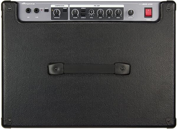Ampeg BA300/210 Bass Combo Amplifier (300 Watts, 2x10 in.), Top