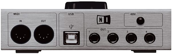 Native Instruments Audio Kontrol 1 Interface, Back