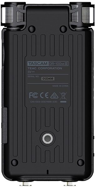 TASCAM DR-100mkIII Handheld Digital Stereo Recorder, View