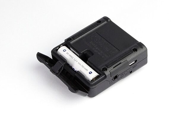 TASCAM DR-10L Digital Audio Recorder (with Lavalier Microphone), Black, DR-10L, Battery Door
