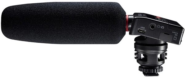 TASCAM DR-10SG Shotgun Microphone and Digital Recorder, Left