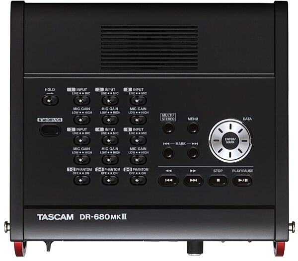 TASCAM DR-680MKII Digital Recorder, 8-Track, Top