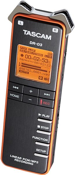 TASCAM DR03 Portable Handheld Recorder, Right