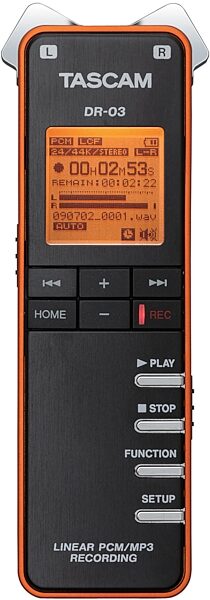 TASCAM DR03 Portable Handheld Recorder, Main