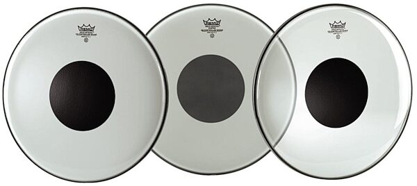 Remo Clear Controlled Sound Bass Drumhead (Black Dot), 18 inch, Main