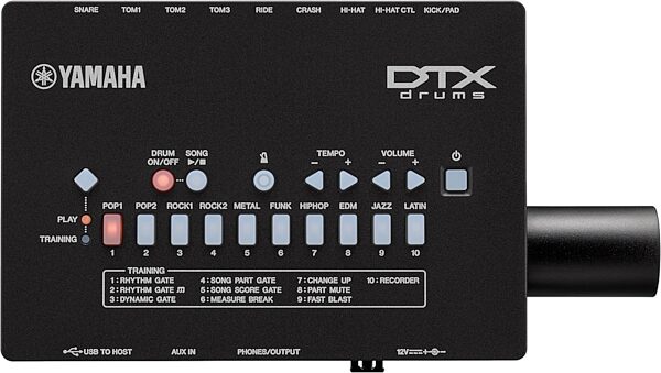 Yamaha DTX432K Electronic Drum Kit, New, Action Position Back