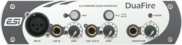 ESI Audio DuaFire FireWire Audio Interface, Front