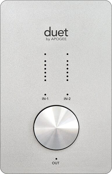 Apogee Duet FireWire Audio Interface (Macintosh), Top