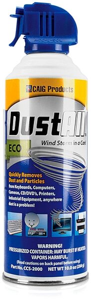 Hosa CCS2000 DustALL Compressed Air Dust Cleaner, 10 Oz, DustAll Main