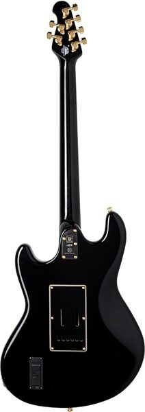 Ernie Ball Music Man Dustin Kensrue BFR Nitro Electric Guitar (with Case), Black Honey, Scratch and Dent, Action Position Back