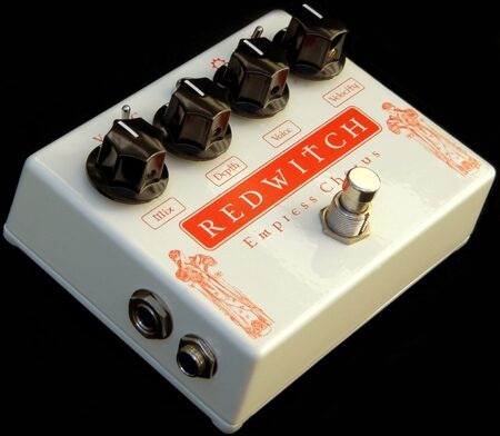 Red Witch Empress Chorus Vibrato Pedal, Side View