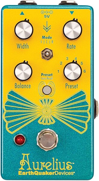 EarthQuaker Devices Aurelius Three Mode Chorus Pedal, New, Action Position Back
