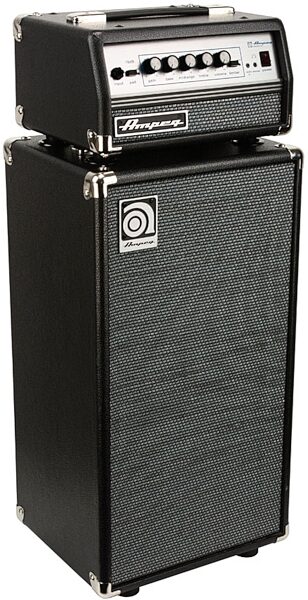 Ampeg MICRO-VR Bass Amplifier Half Stack with SVT MICRO-VR Head and SVT210AV Micro Classic Cabinet, Black, Main