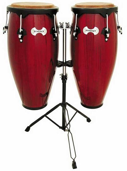 Toca Synergy Congas (with Stand), Rio Red