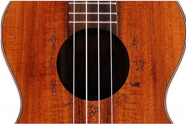 aNueNue Lani II Koa Concert Ukulele (with Gig Bag), Soundhole