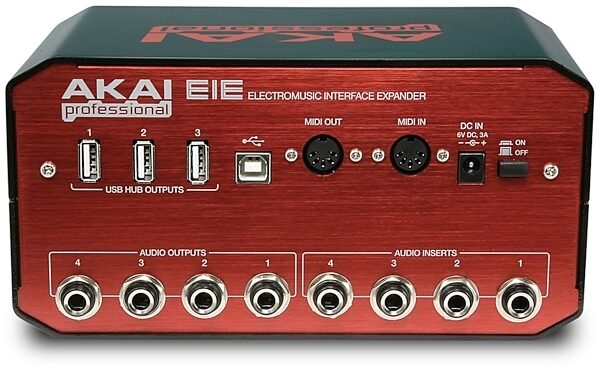 Akai EIE Electromusic Interface Expander USB Audio Interface, Back