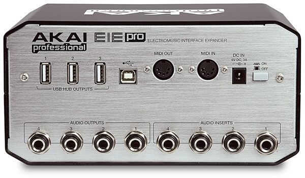 Akai EIE PRO Electromusic Interface Expander USB Audio Interface, Back