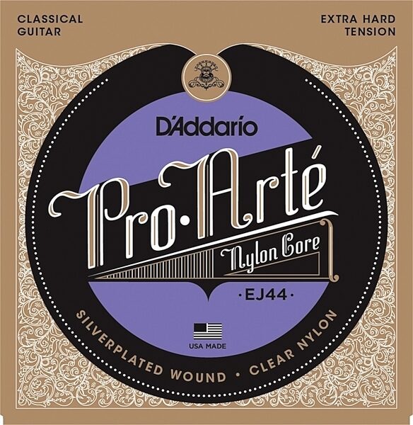 D'Addario Pro Arte Classical Guitar Strings, EJ44, Extra Hard Tension, EJ44