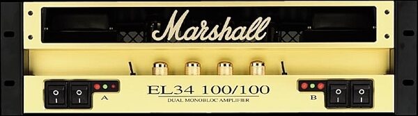 Marshall EL34100/100 Stereo Guitar Power Amplifier (2x100 Watts), Panel