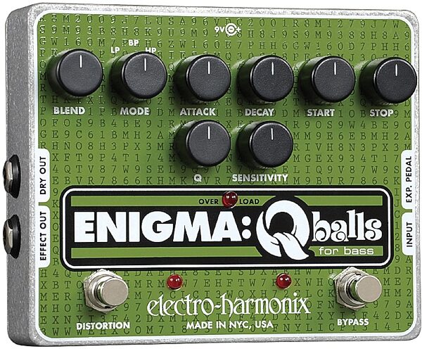 Electro-Harmonix Enigma Q Balls Envelope Filter Pedal, Main
