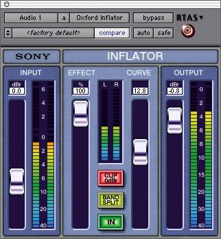 Sony Oxford Plug-In Bundle for Pro Tools LE (Macintosh and Windows), Inflator