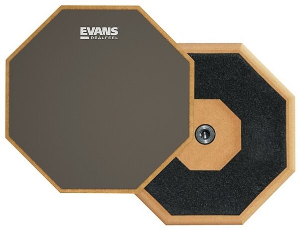 Evans 1-Sided RealFeel Practice Drum Pad, Action Position Back