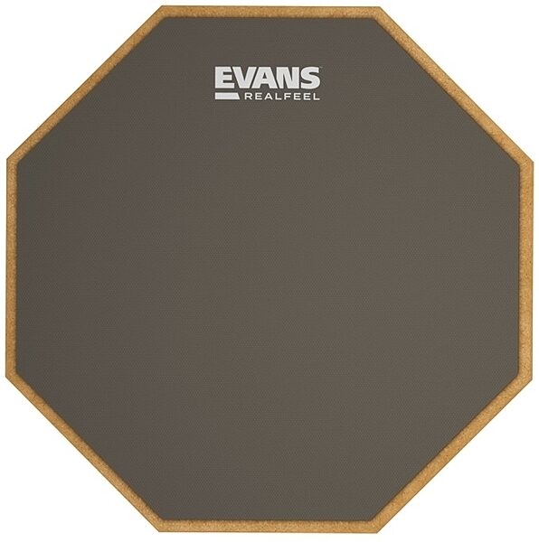 Evans 1-Sided RealFeel Practice Drum Pad, Action Position Back
