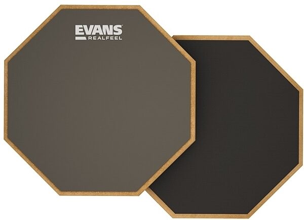 Evans 2-Sided RealFeel Practice Pad, 6 inch, Action Position Back