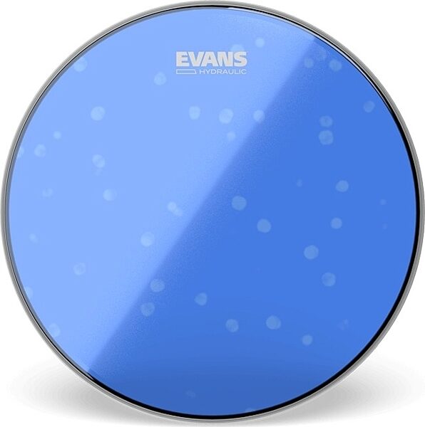 Evans Blue Hydraulic Coated Snare Drumhead, 14 inch, Action Position Back