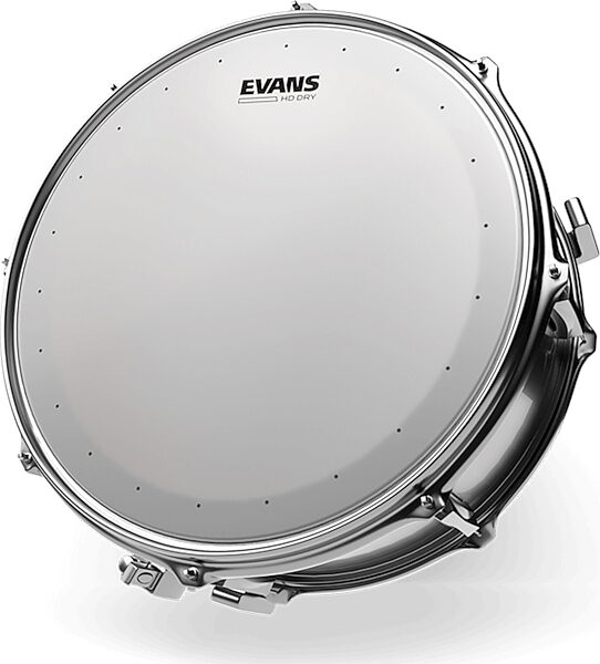 Evans Genera HDD Dry Coated Snare Drumhead, 12 inch, Action Position Back
