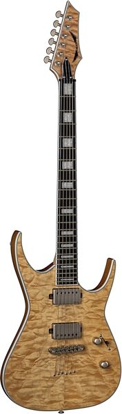 Dean Exile Select Quilt Top Electric Guitar, Action Position Back