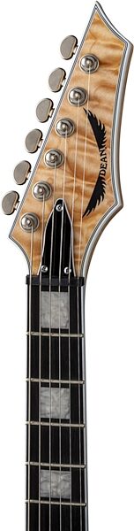 Dean Exile Select Quilt Top Electric Guitar, Action Position Back