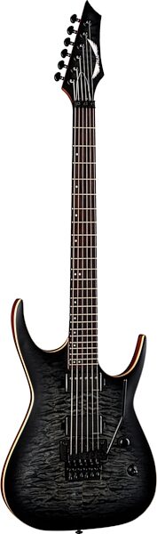 Dean Exile Select Floyd Neck-Thru Archtop SBB Electric Guitar, Main with head Front