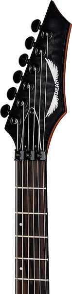 Dean Exile Select Floyd Neck-Thru Archtop SBB Electric Guitar, Detail Headstock